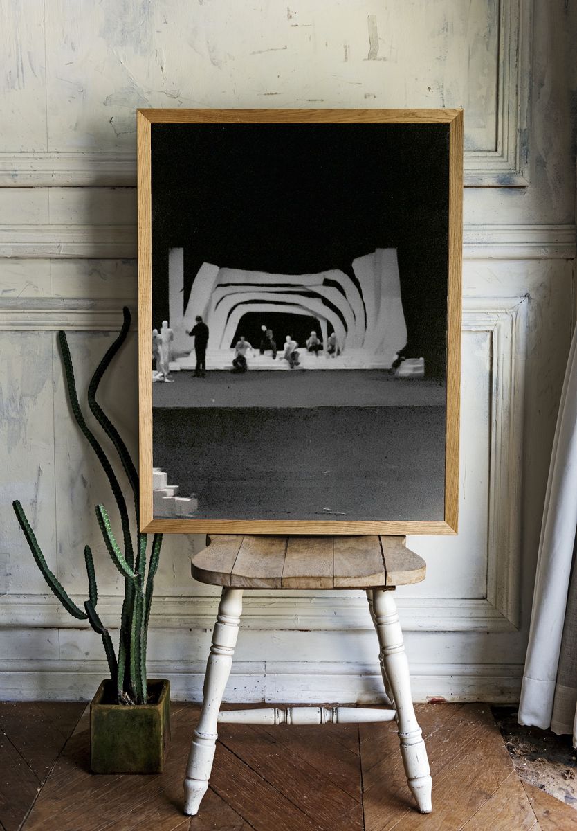 Abstract Stage Model Poster. — room view 1