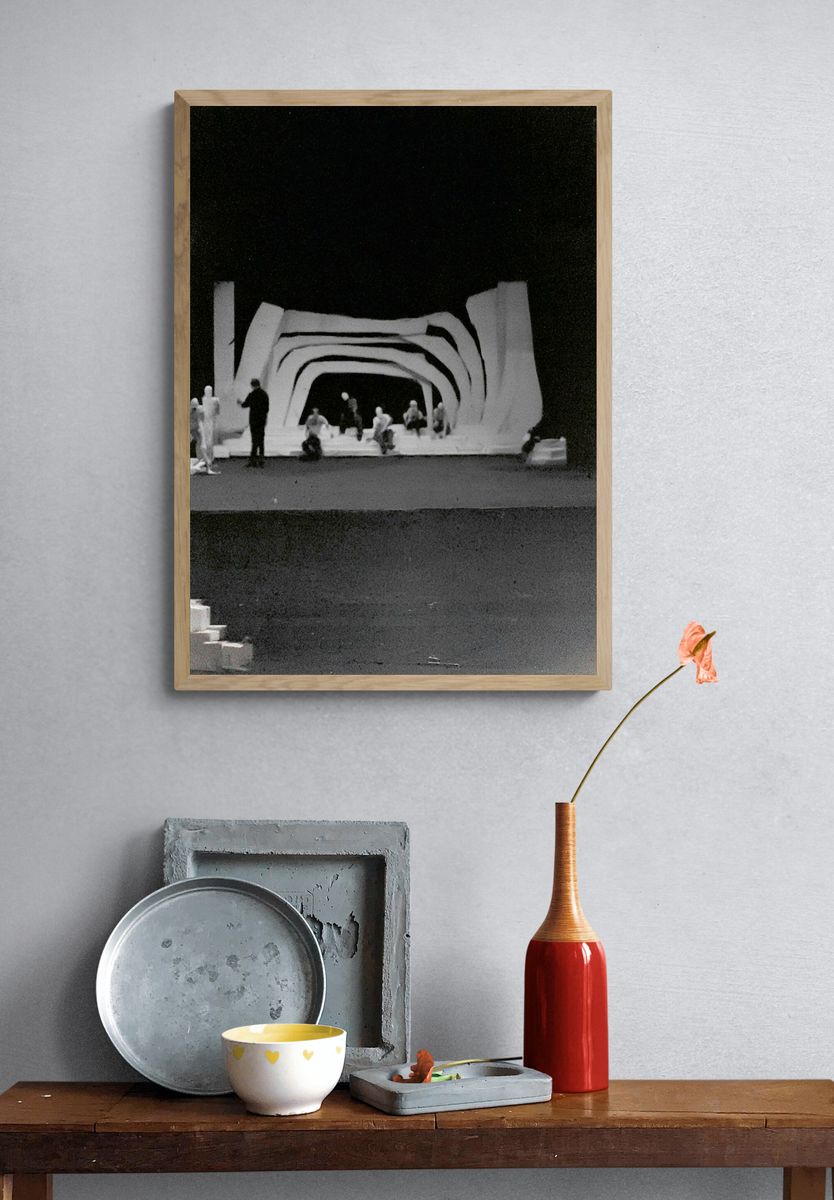 Abstract Stage Model Poster. — room view 3