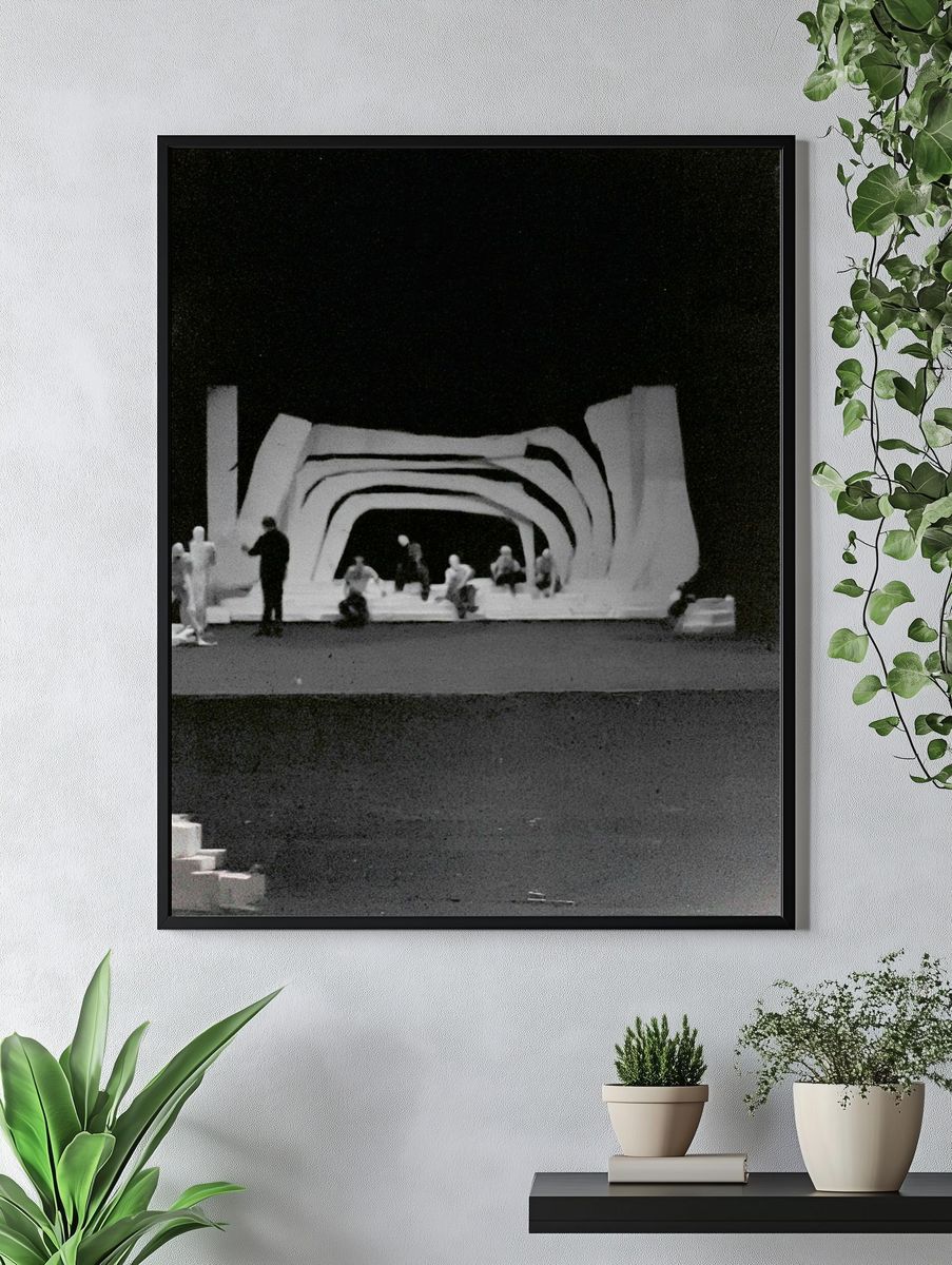 Abstract Stage Model Poster. — room view 4