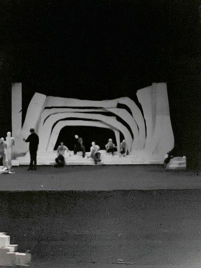 Abstract Stage Model Poster. poster