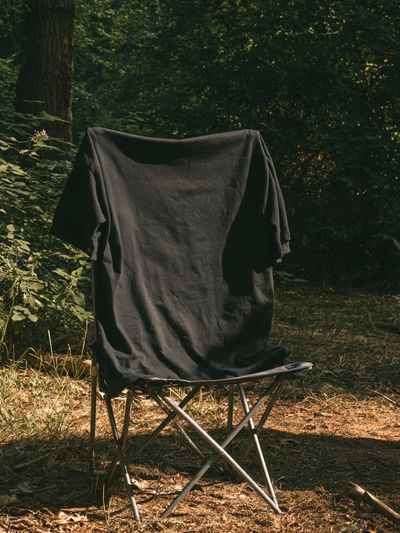 Forest Camping Chair Photography Poster. poster