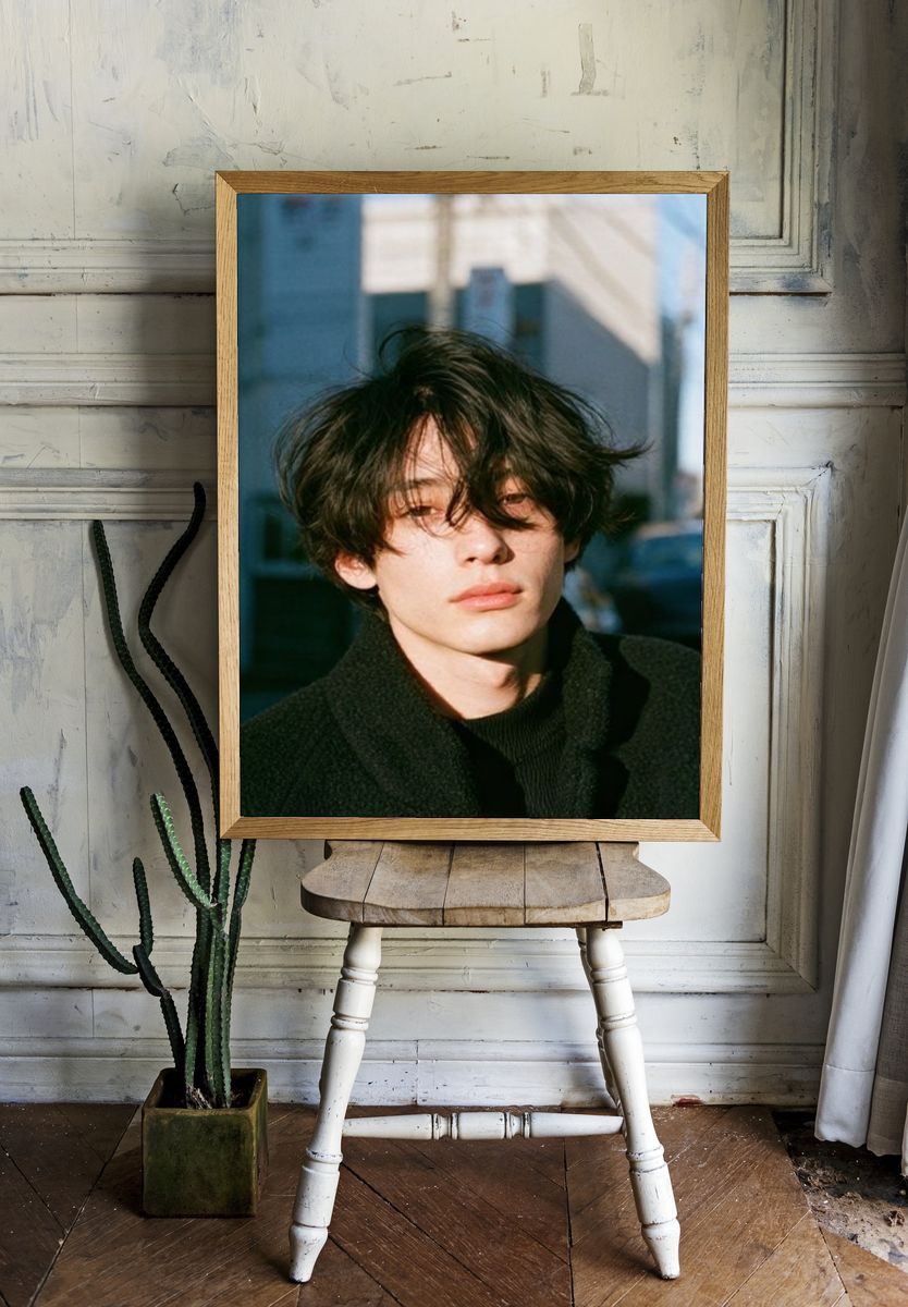 Moody Portrait Photography Poster. — room view 1