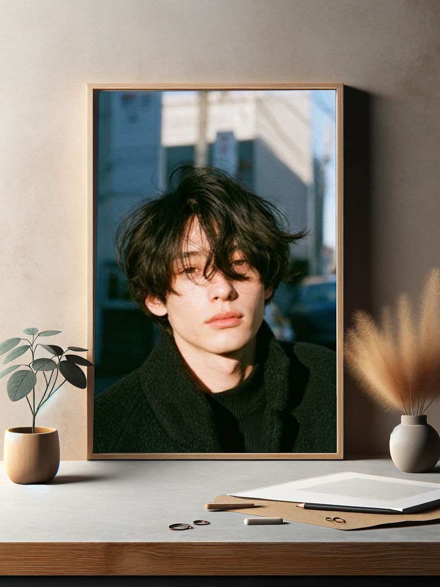 Moody Portrait Photography Poster. — room view 2