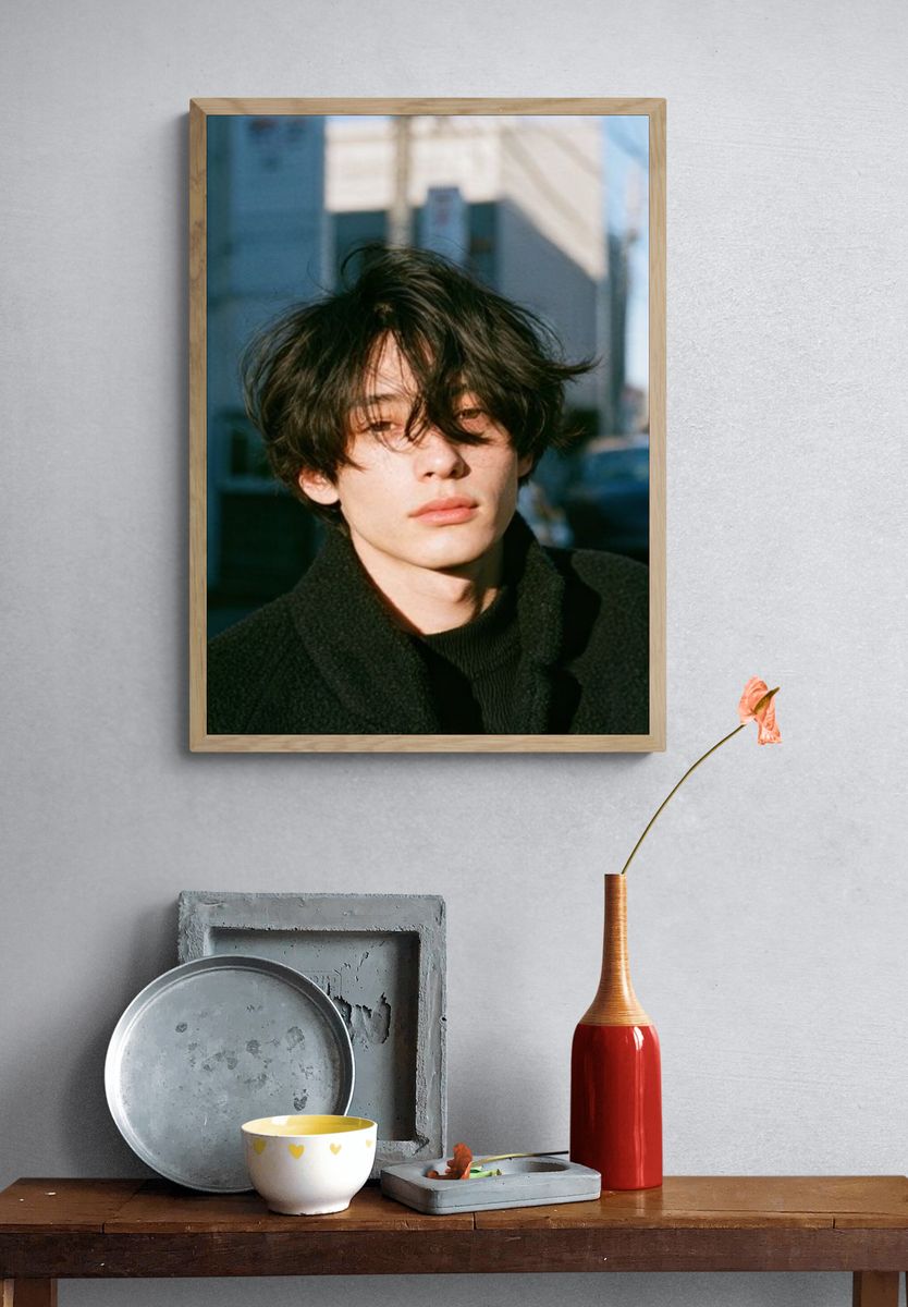 Moody Portrait Photography Poster. — room view 3