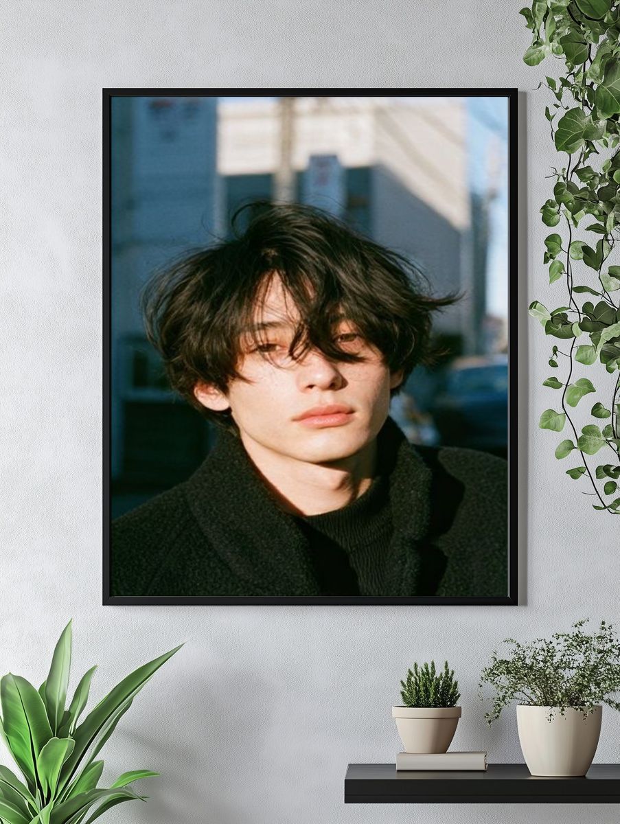 Moody Portrait Photography Poster. — room view 4