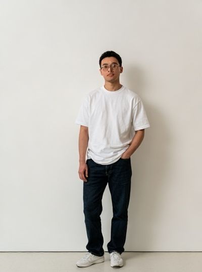 Minimalist Portrait Photography Poster. poster