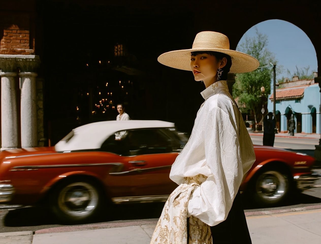 Vintage Street Fashion Poster. poster — photography art
