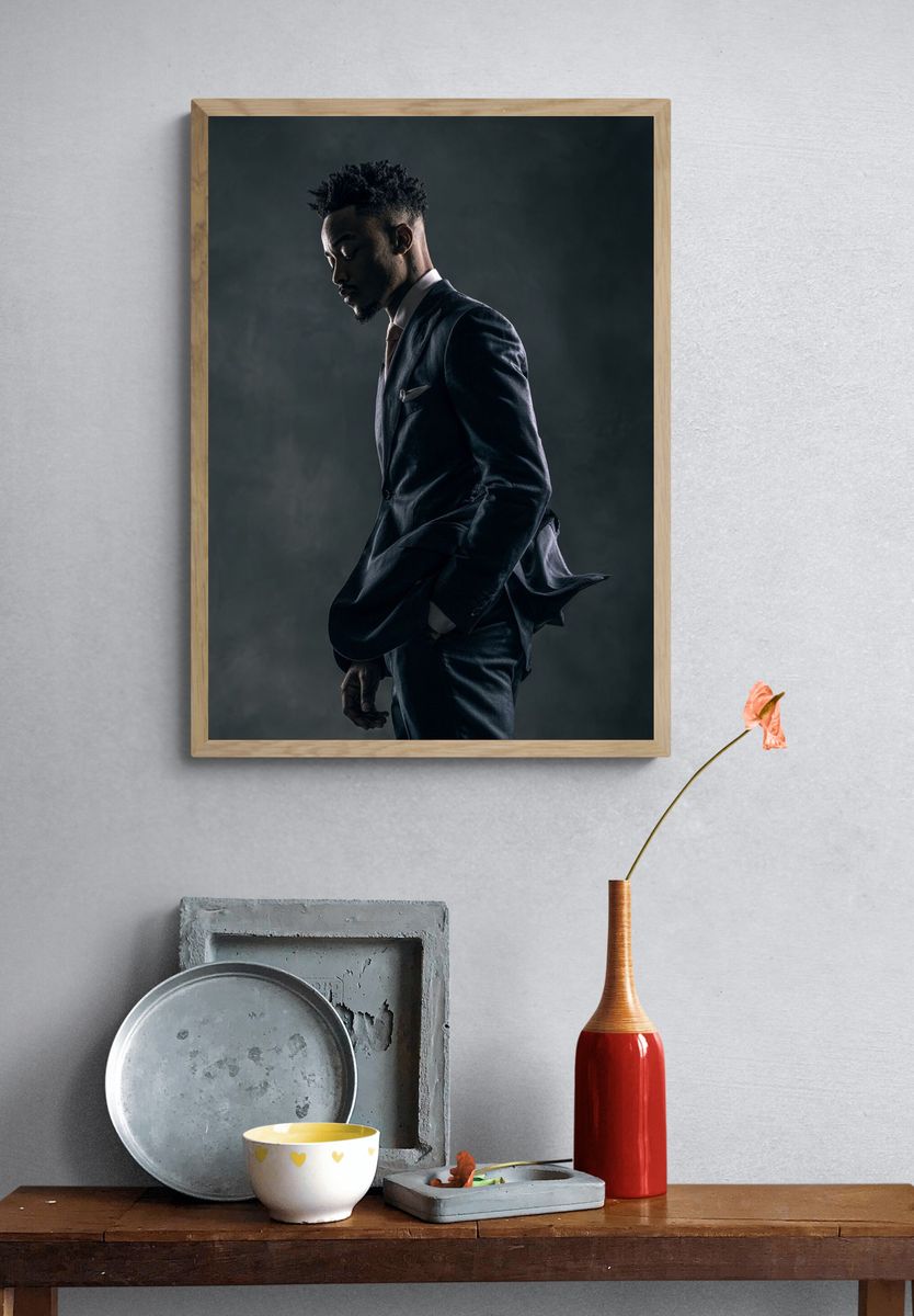 Elegant Portrait Photography Poster. — room view 3