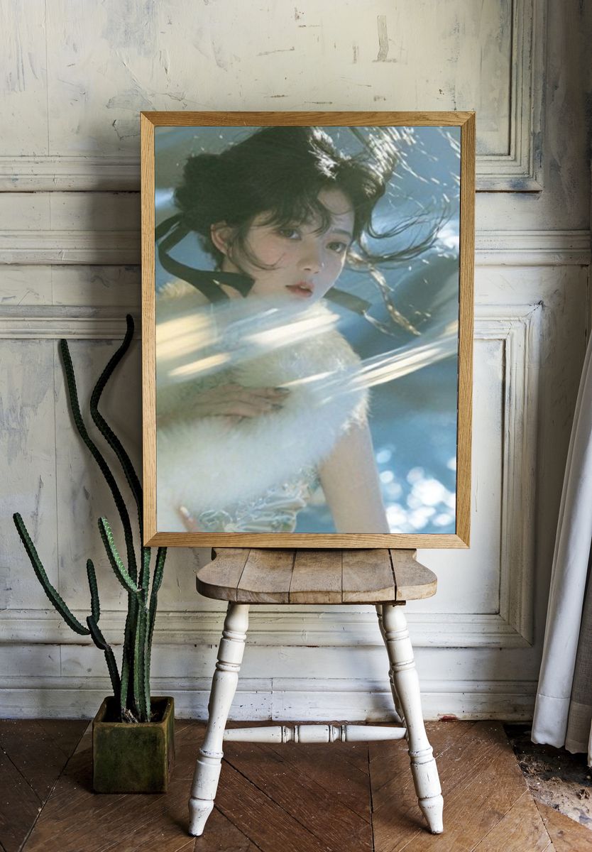 Dreamy Portrait Photography Poster. room preview