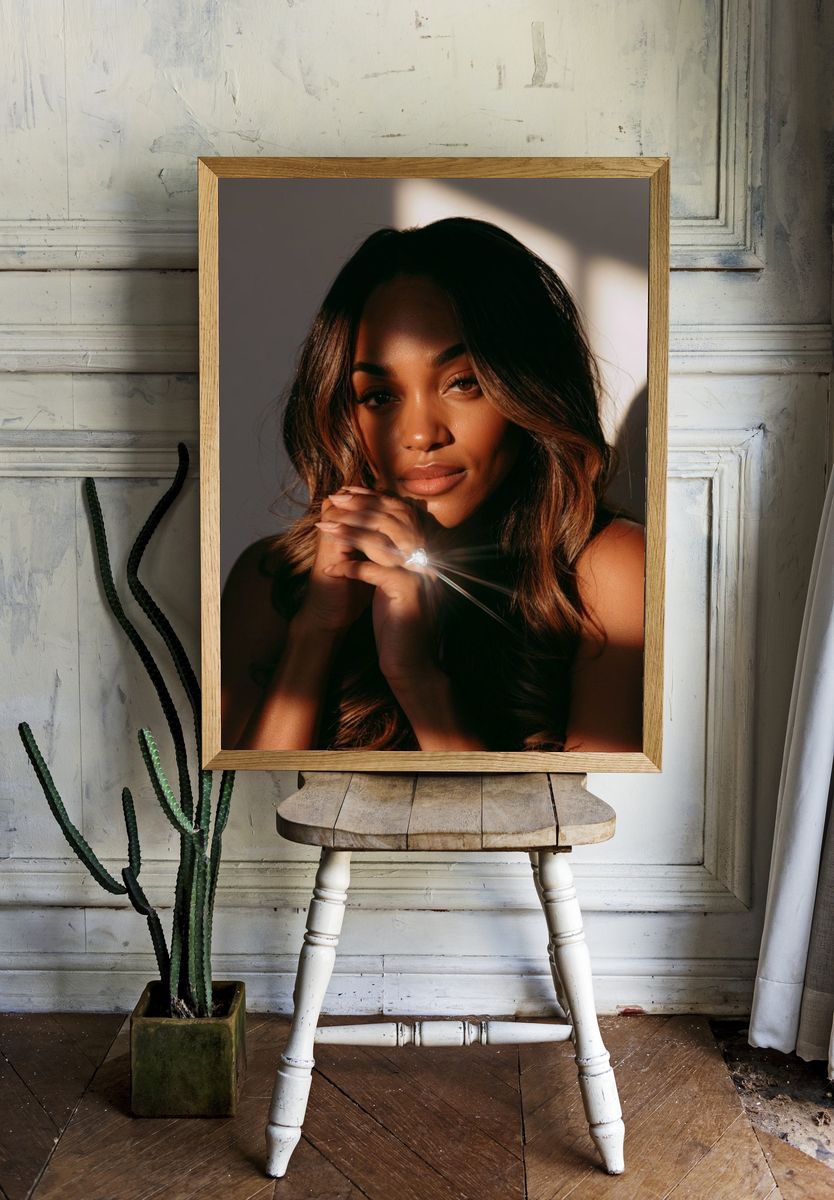 Golden Light Portrait Poster. — room view 1