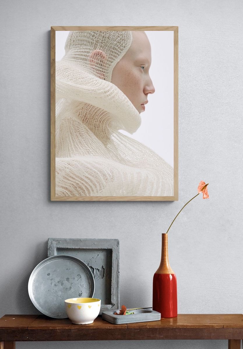 Textured Portrait Photography Poster. — room view 3