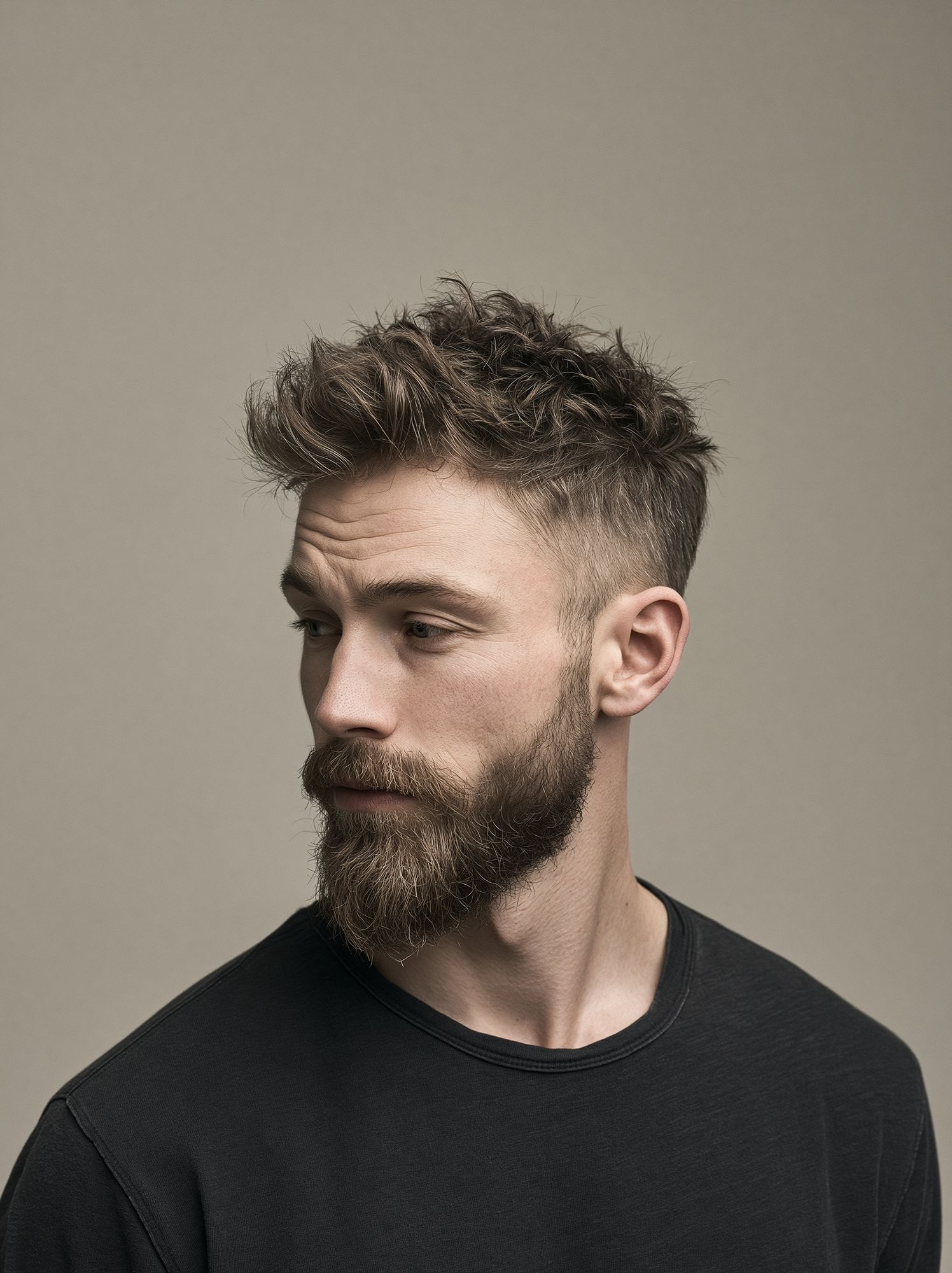 Bearded Man Portrait Photography Poster. poster — photography art