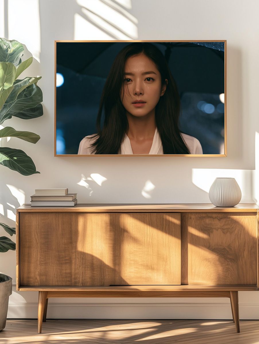 Moody Portrait Photography Poster. — room view 3