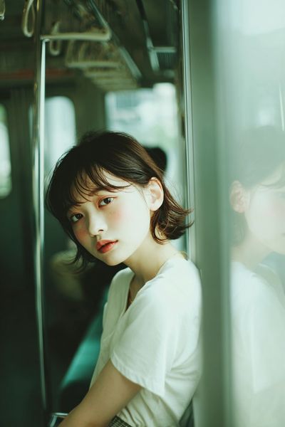 Subway Portrait Photography Poster. poster
