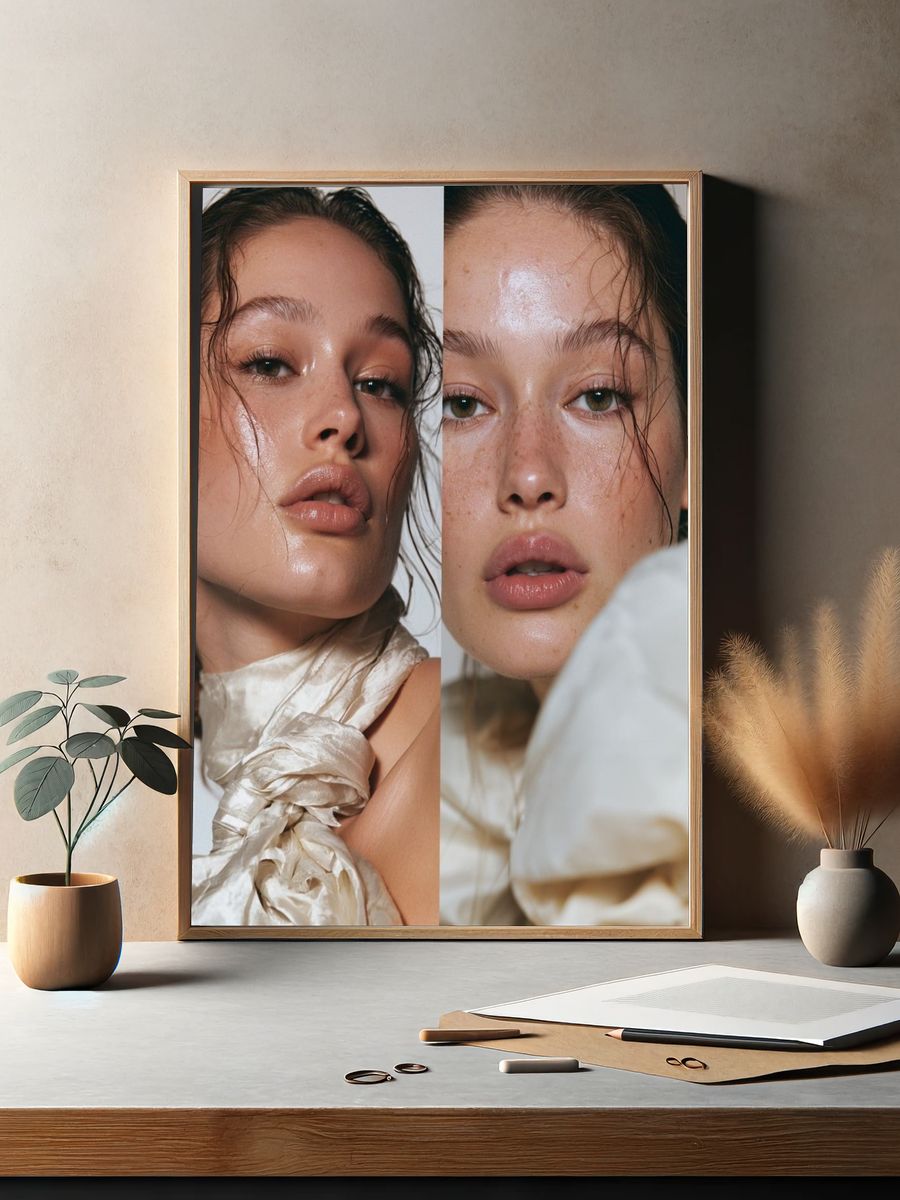 Editorial Portrait Photography Poster. — room view 2
