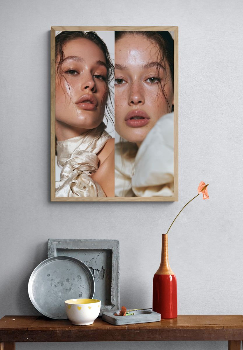Editorial Portrait Photography Poster. — room view 3