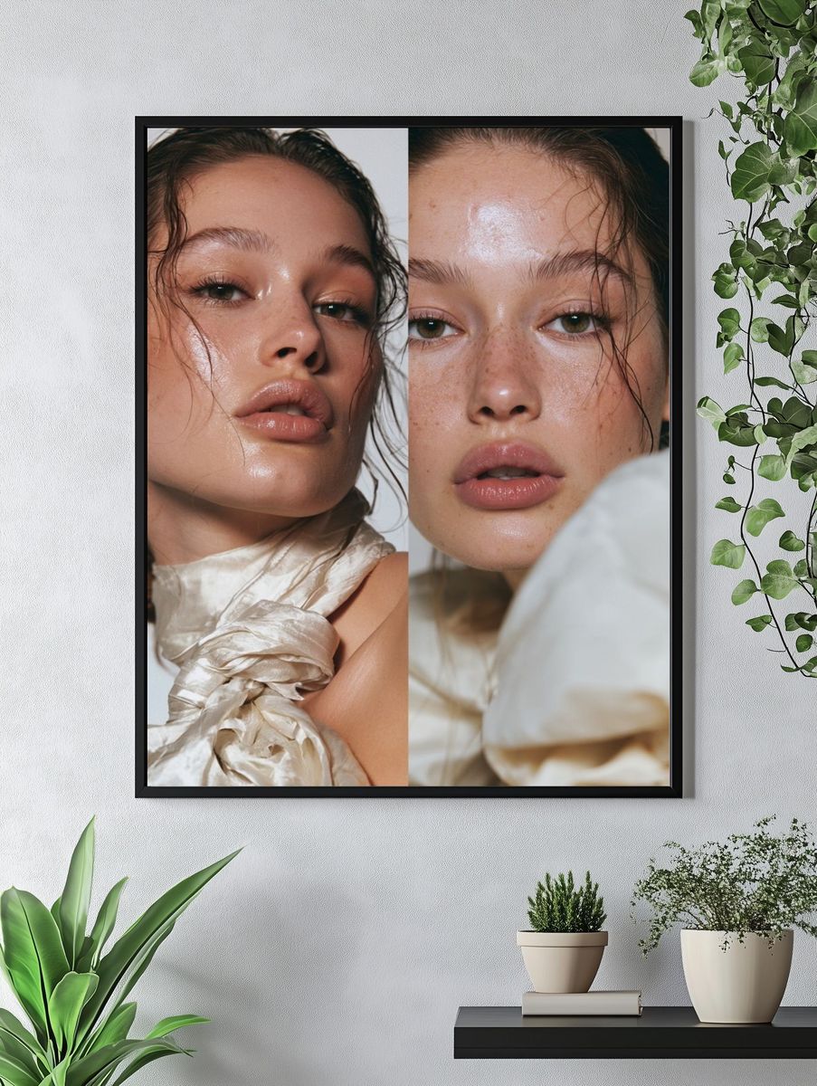 Editorial Portrait Photography Poster. — room view 4