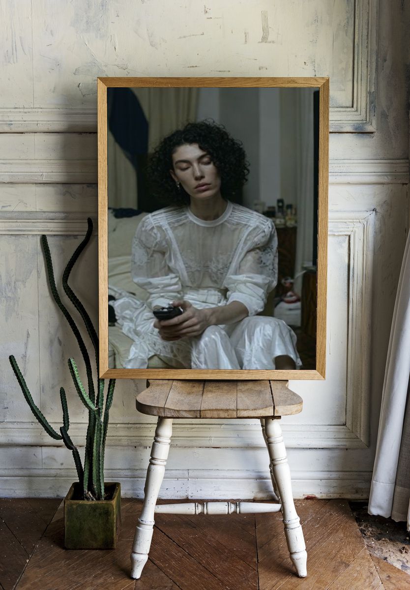 Quiet Portrait Photography Poster. room preview