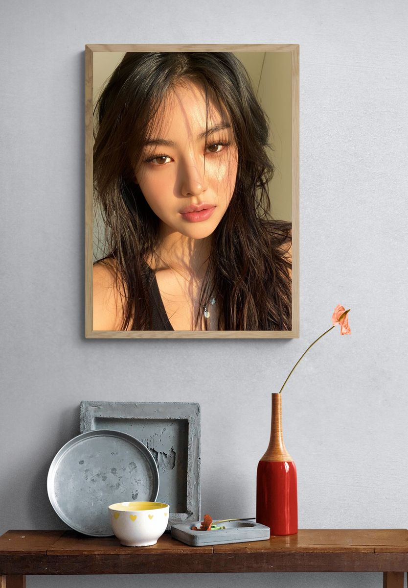 Sunlit Portrait Photography Poster. — room view 3