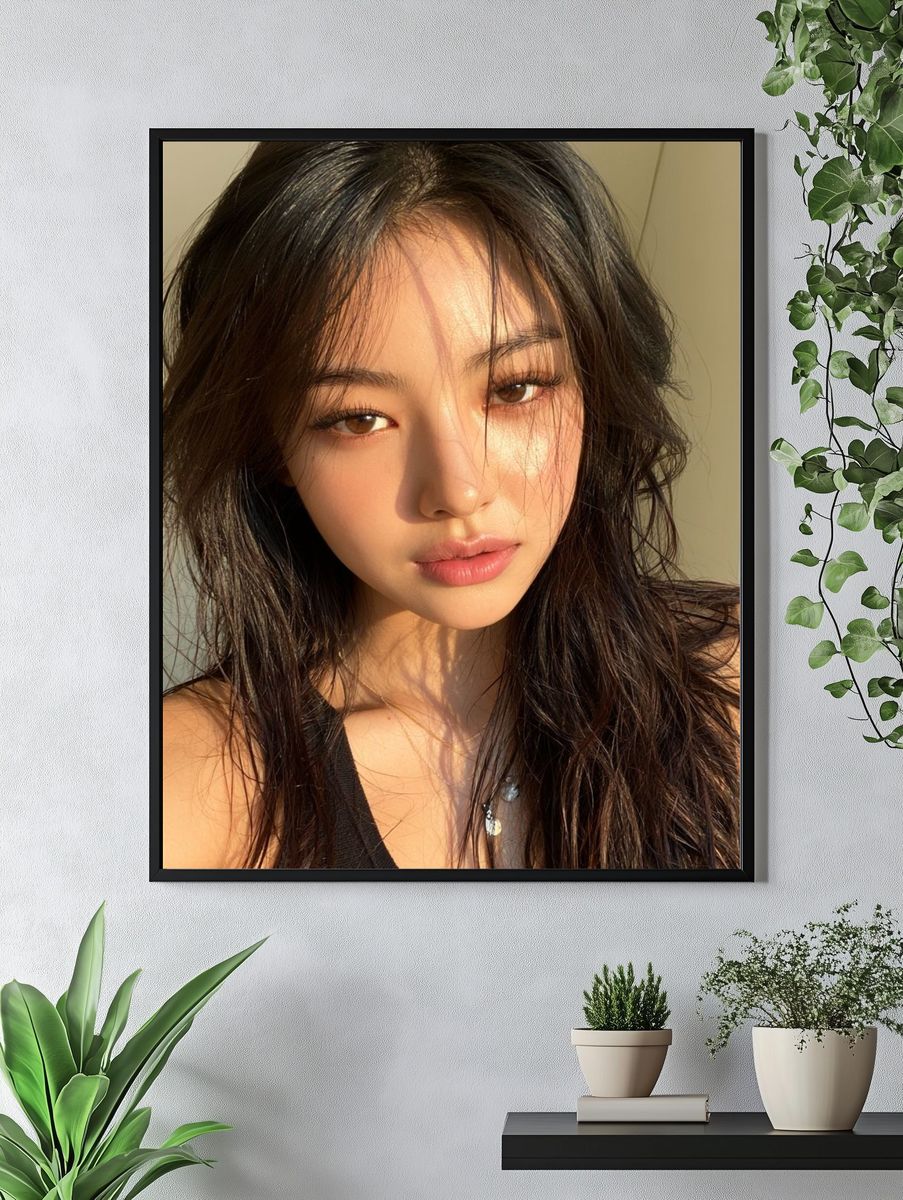 Sunlit Portrait Photography Poster. — room view 4