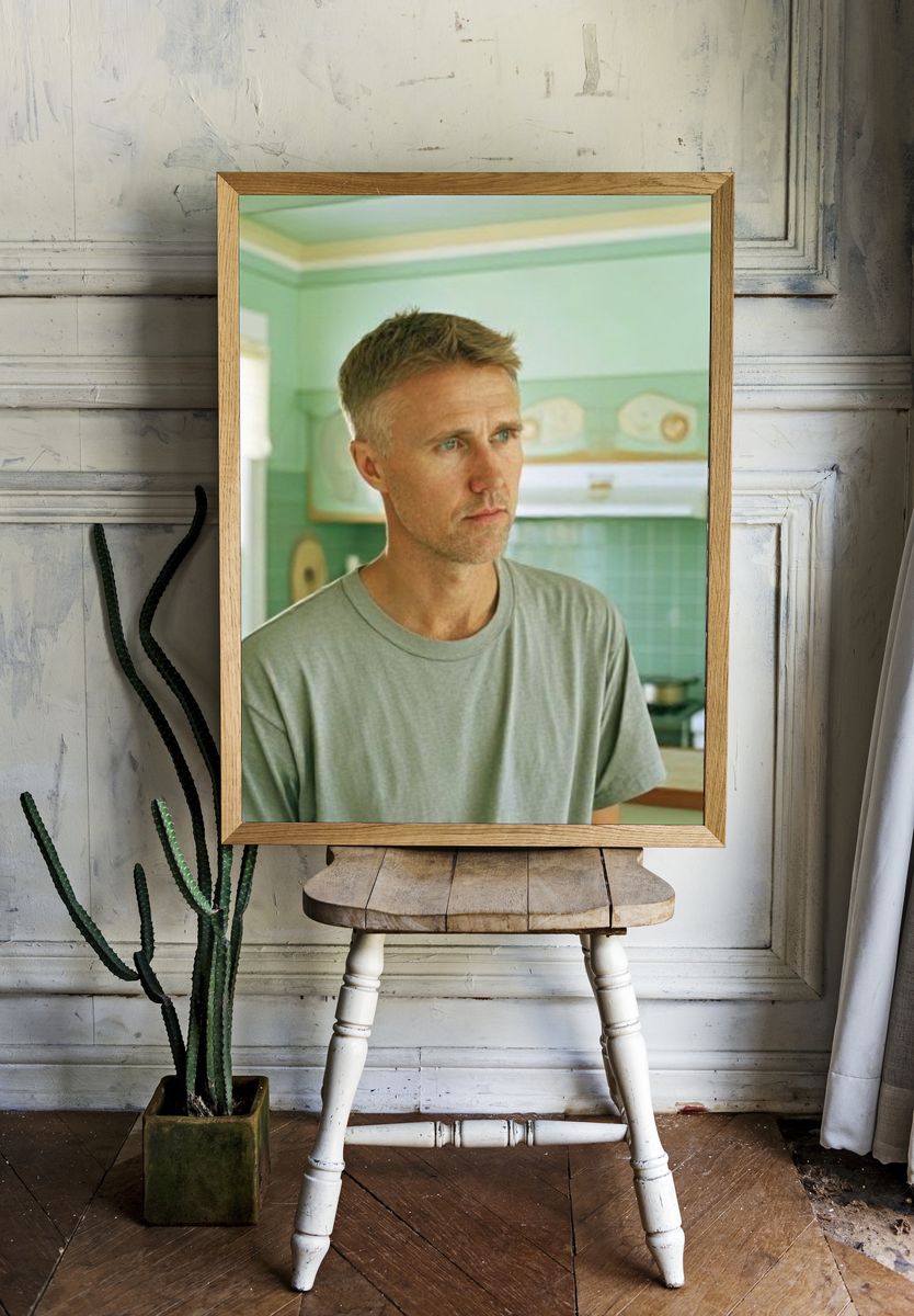 Thoughtful Man Portrait Photography Poster. room preview