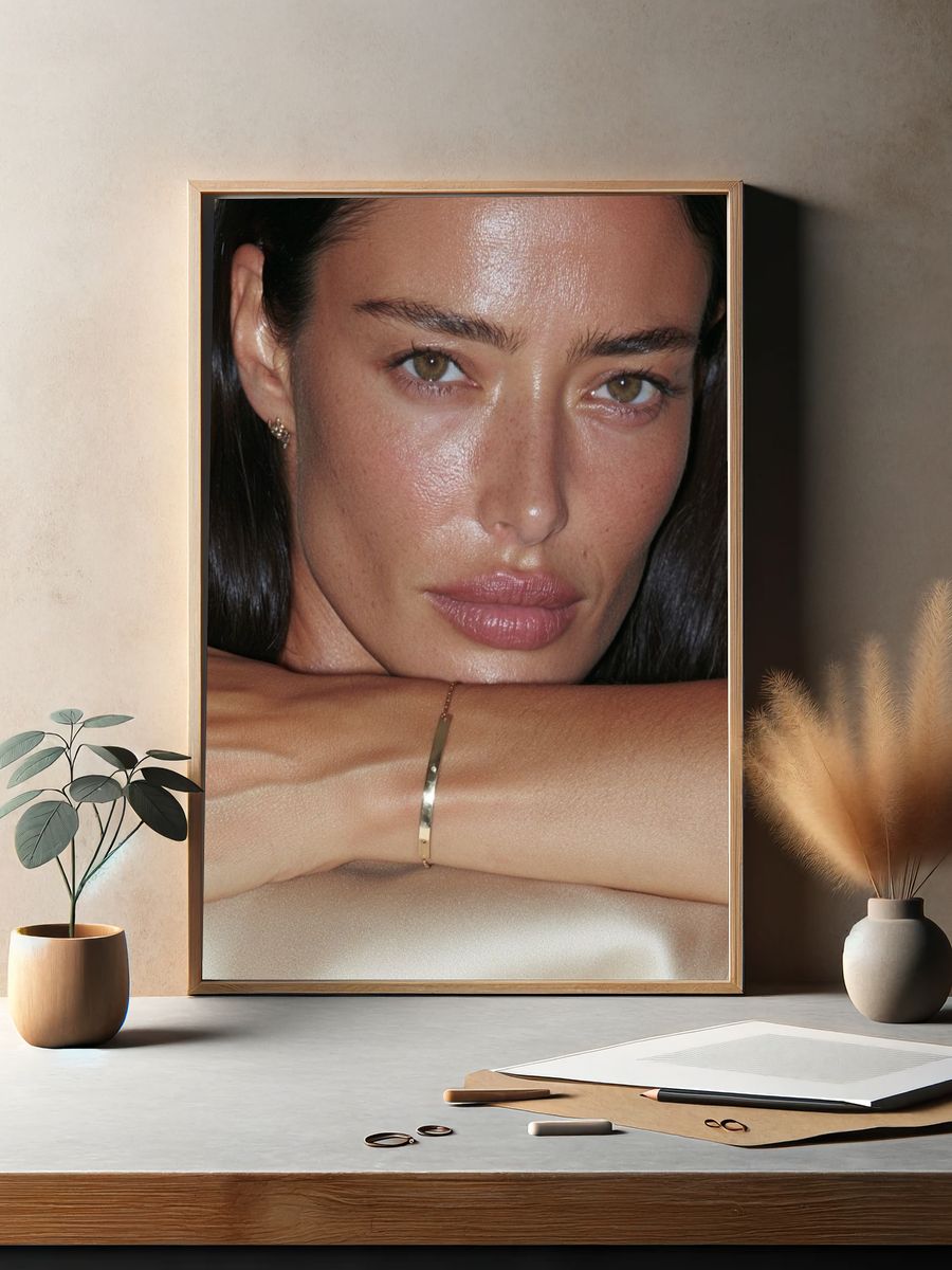 Elegant Woman Portrait Print. — room view 2