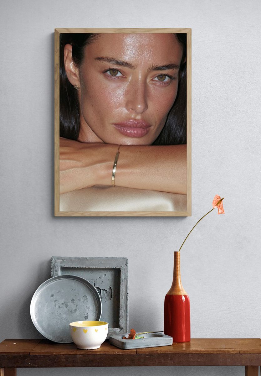 Elegant Woman Portrait Print. — room view 3