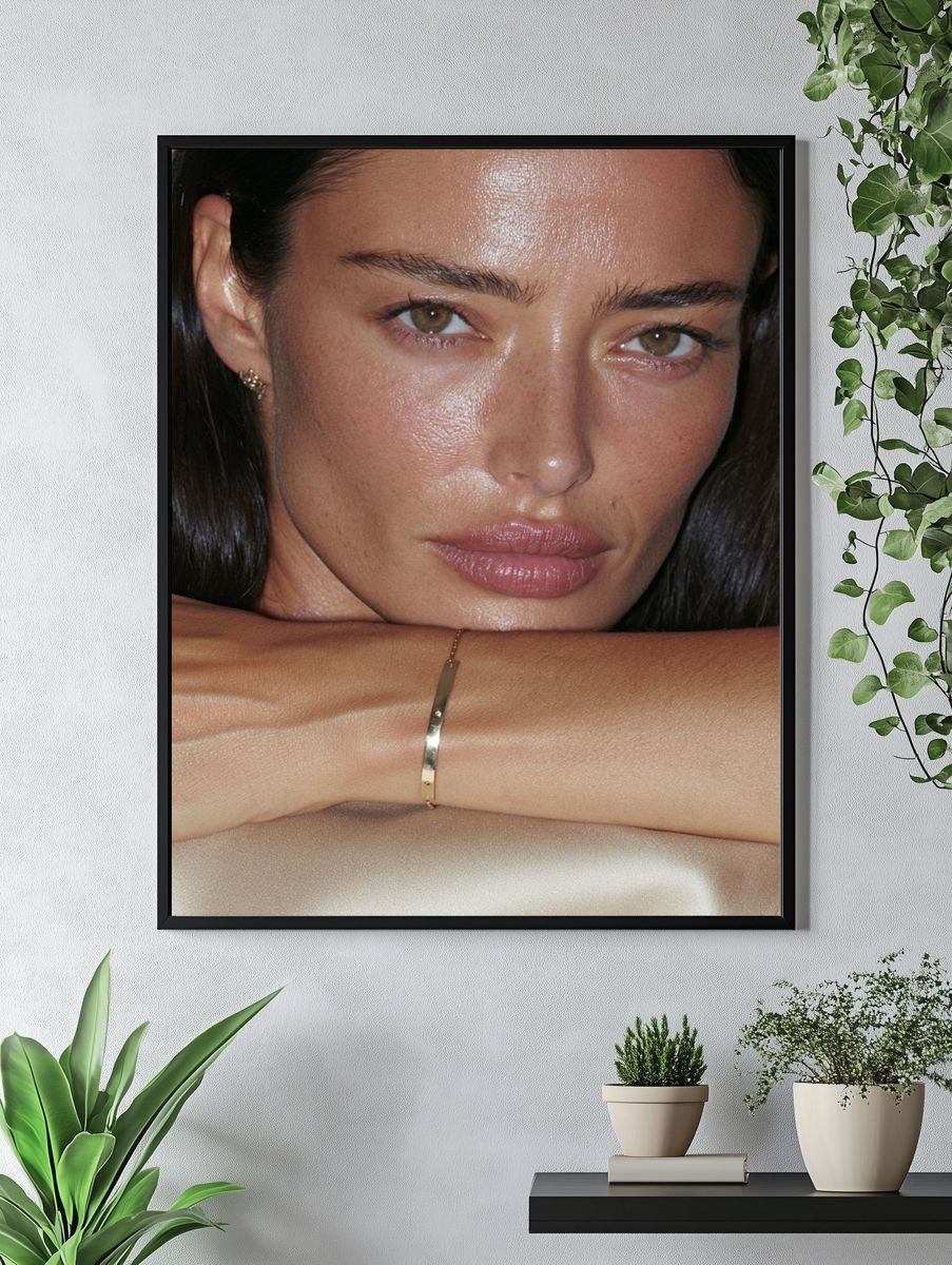 Elegant Woman Portrait Print. — room view 4