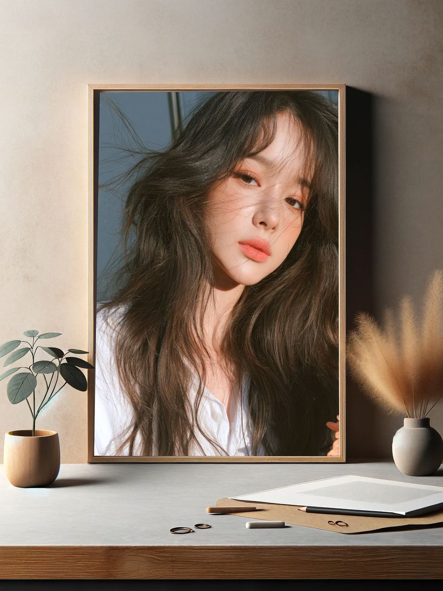 Soft Light Portrait Print. — room view 2