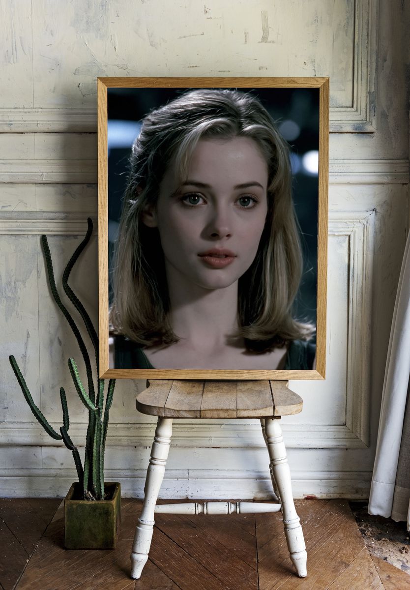 Portrait of a Young Woman Photography Print. — room view 1