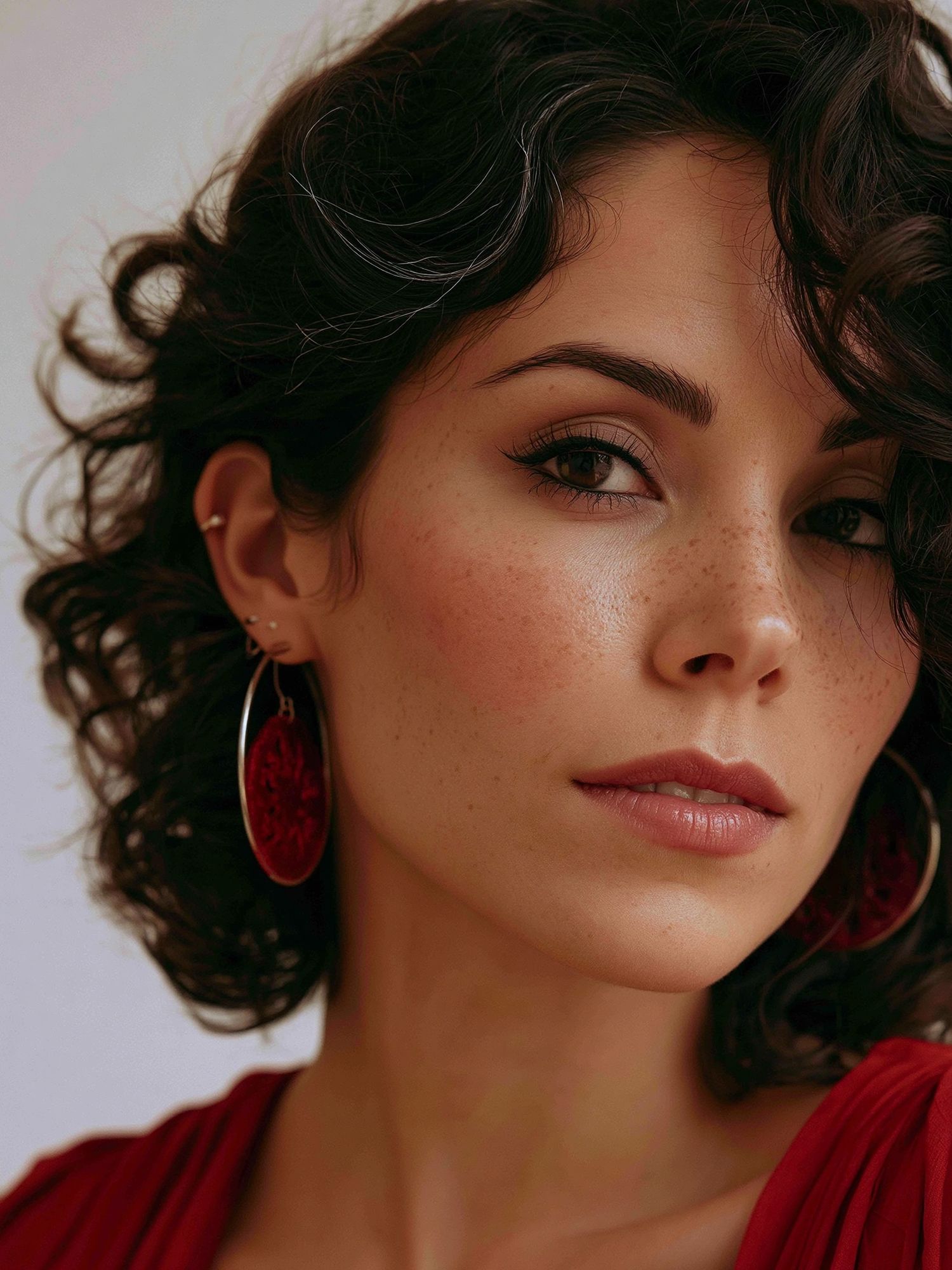 Elegant Woman Portrait Photography Poster. poster detail