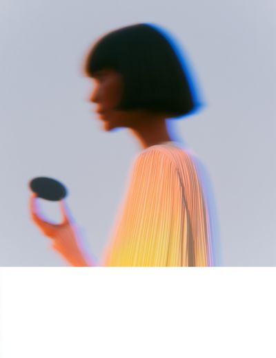 Blurred Portrait Photography Poster. poster