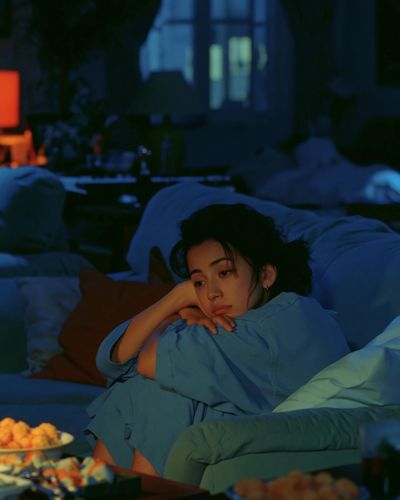 Blue Hour Portrait Poster. poster