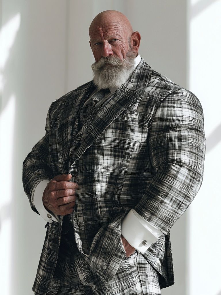 Elder Gentleman Portrait Photography Poster. poster — photography art