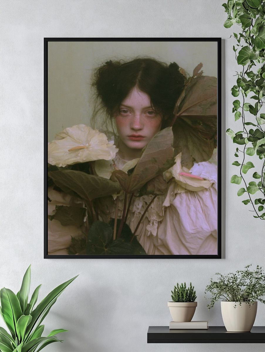 Floral Portrait Photography Poster. — room view 4