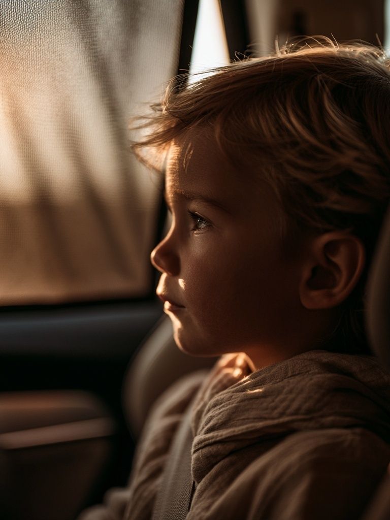 Child in Warm Light Photography Poster. poster — photography art