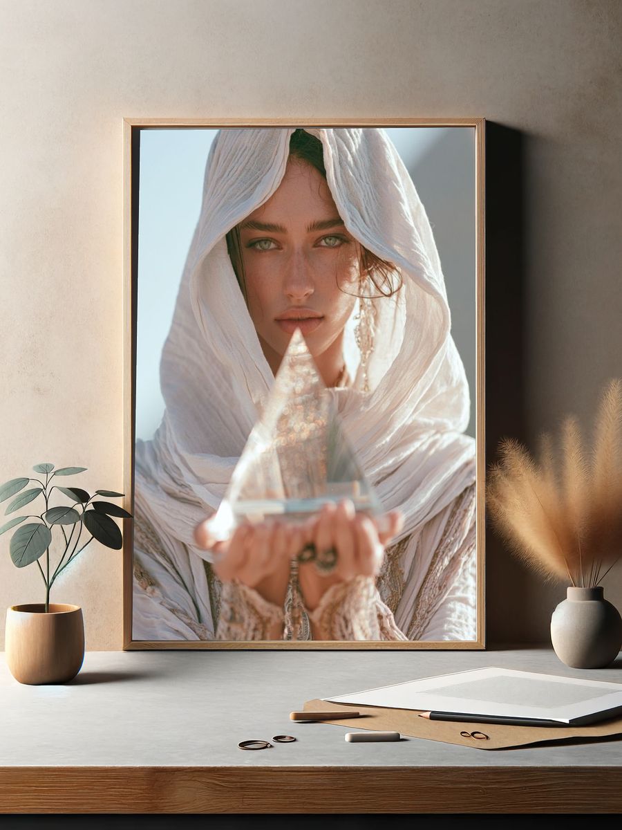 Mystic Portrait Photography Poster. — room view 2
