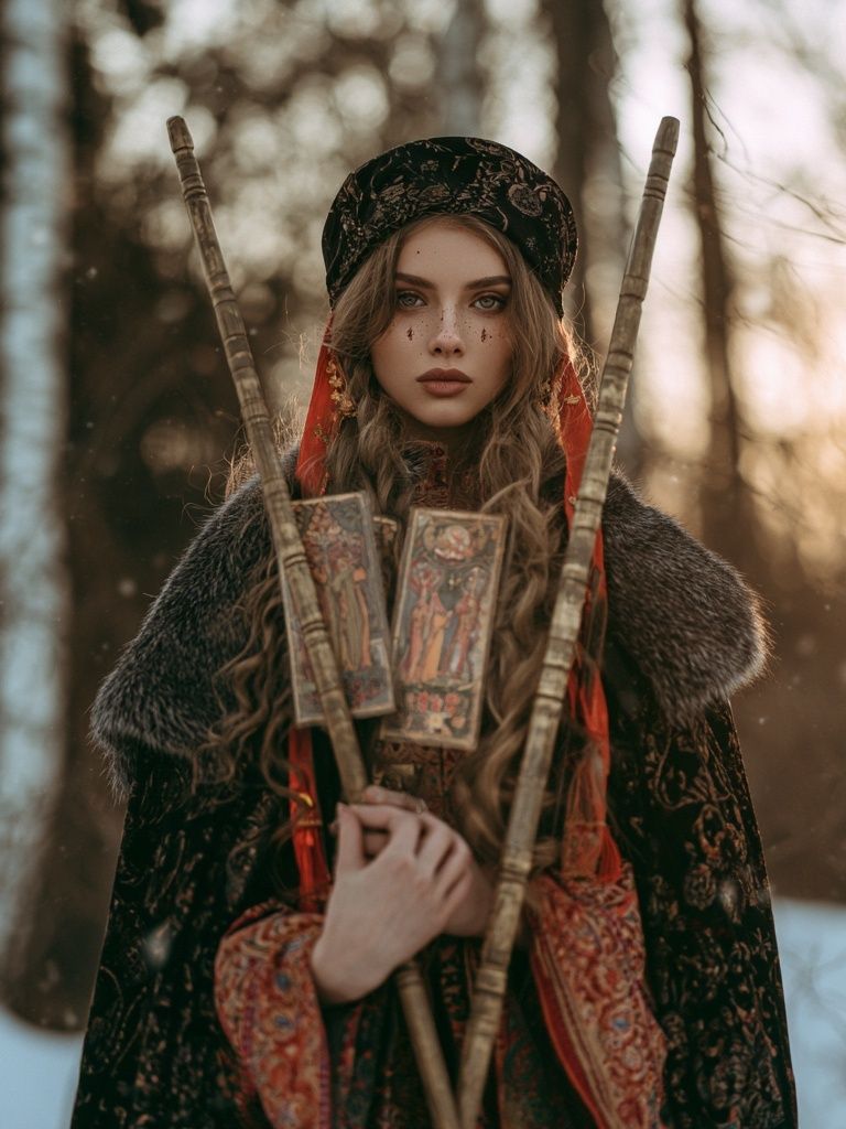Mystic Winter Portrait Poster. poster — photography art