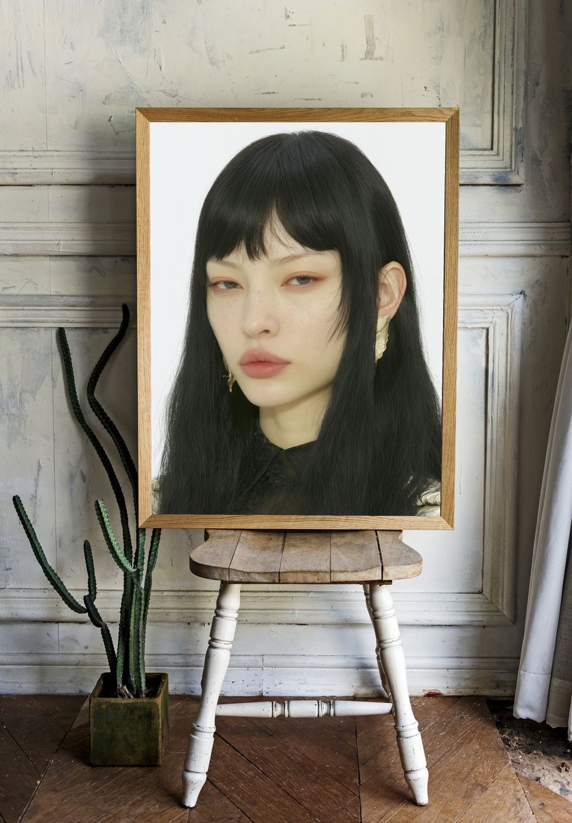 Editorial Portrait Photography Poster. — room view 1