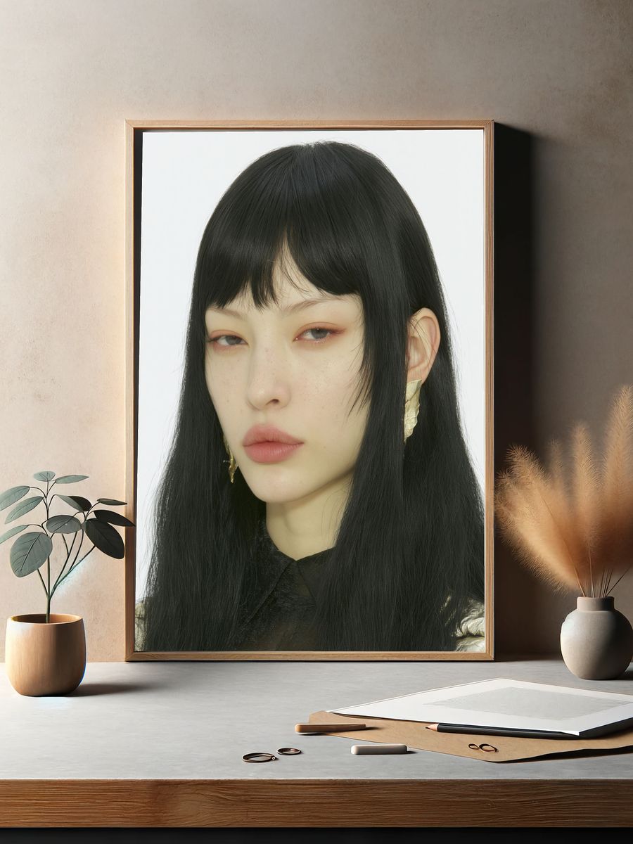 Editorial Portrait Photography Poster. — room view 2