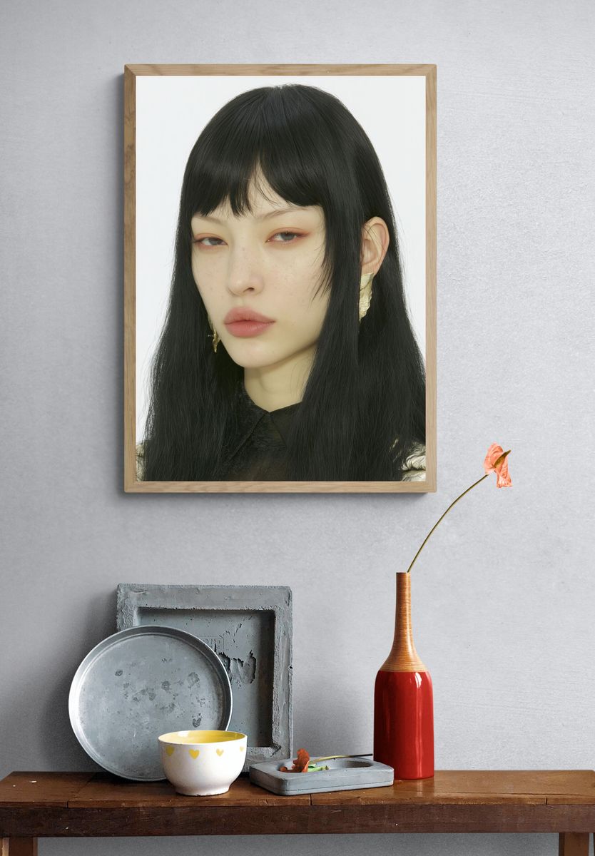 Editorial Portrait Photography Poster. — room view 3