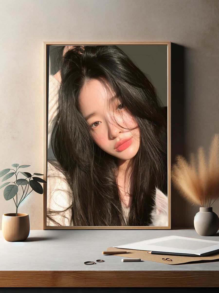 Soft Light Portrait Print. — room view 2