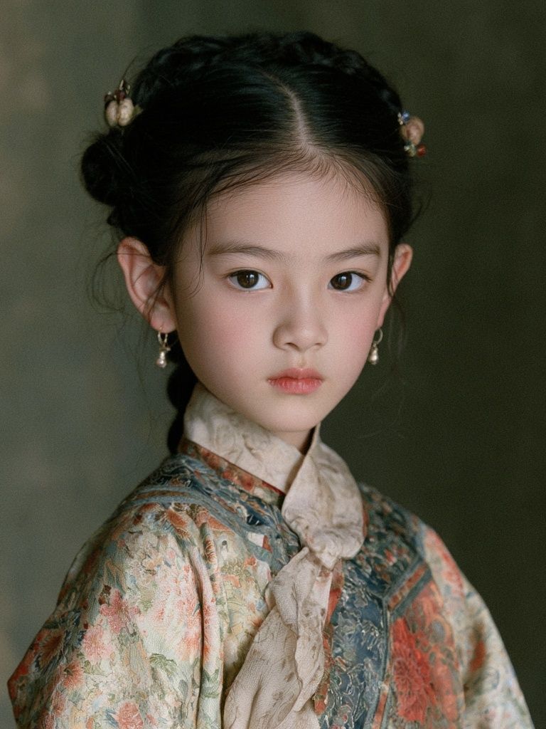 Young Girl Portrait Photography Poster. poster detail