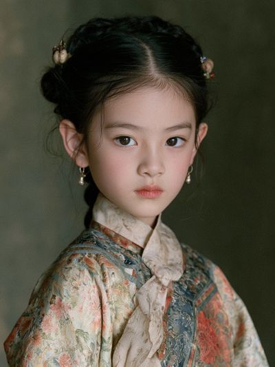 Young Girl Portrait Photography Poster. poster