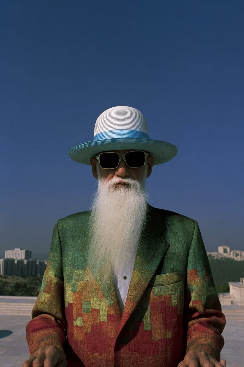 Elder DJ Portrait Photography Poster. poster — photography art