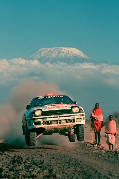 Toyota Rally at Kilimanjaro Poster. poster print