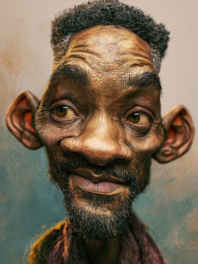 Expressive Portrait Photography Poster. poster print