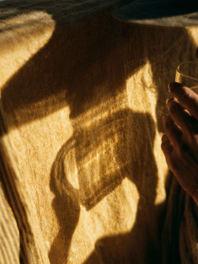 Golden Shadow Portrait Print. poster detail