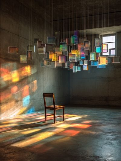 Prismatic Light Room Photography Poster. poster