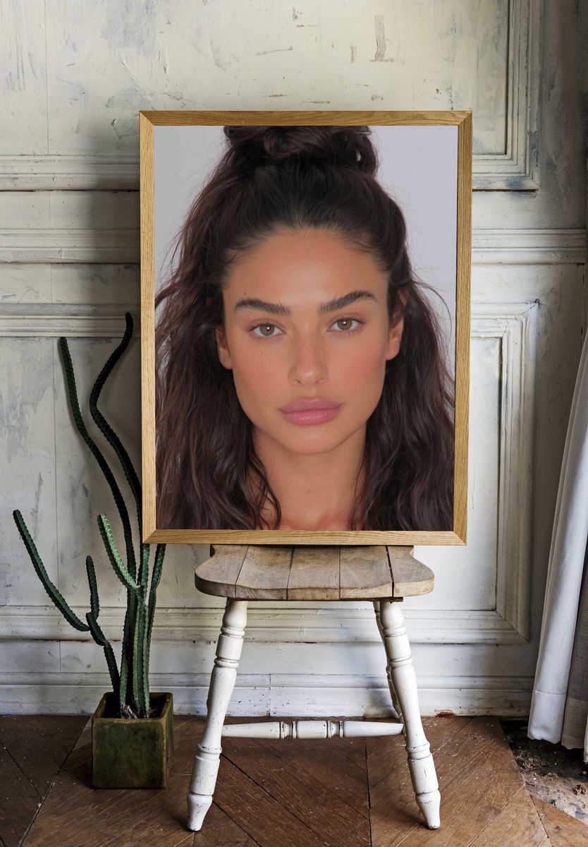 Woman Portrait Photography Poster. — room view 1
